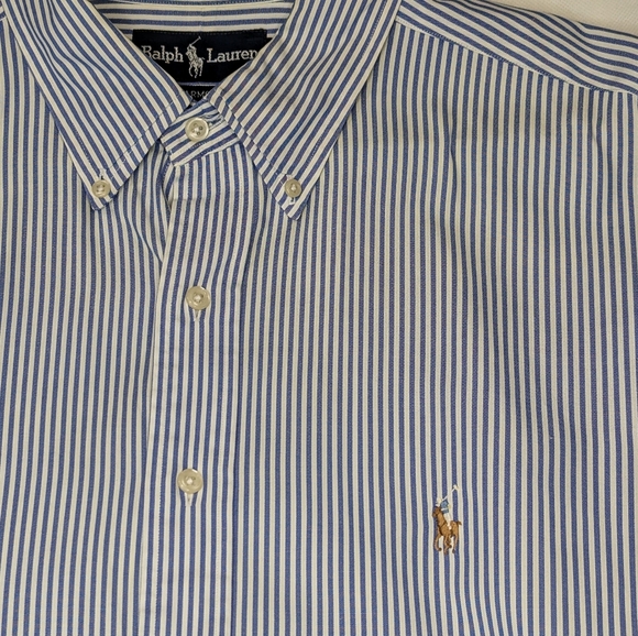 Ralph Lauren Other - Ralph Lauren Yarmouth Pinpoint Oxford Button Down Shirt 17 1/2 34